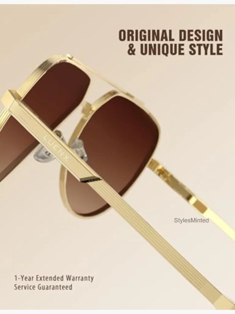 Polarized Aviator Sunglasses UV400 Protection Classic Pilot 60mm